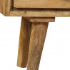 Szafka z litego drewna mango, 90 x 30 x 69 cm
