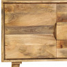 Szafka z litego drewna mango, 90 x 30 x 69 cm