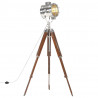 Lampa podłogowa na trójnogu, lite drewno mango, 165 cm