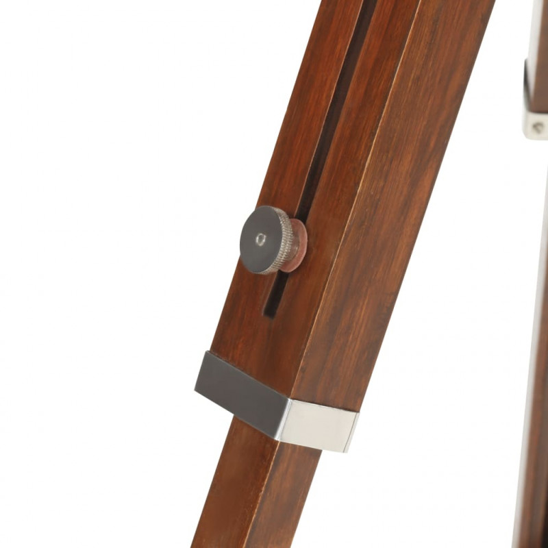 Lampa podłogowa na trójnogu, lite drewno mango, 165 cm