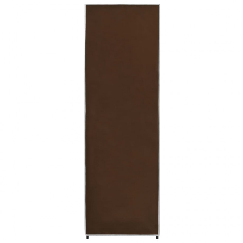 Szafa, brązowa, 87x49x159 cm, materiałowa