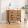 Komoda, 75x35x70 cm, lite drewno sosnowe