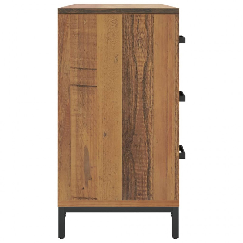 Komoda, 75x35x70 cm, lite drewno sosnowe
