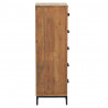 Komoda, 42x35x110 cm, lite drewno sosnowe