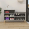 Szafka na buty, szarość betonu, 102x36x60 cm