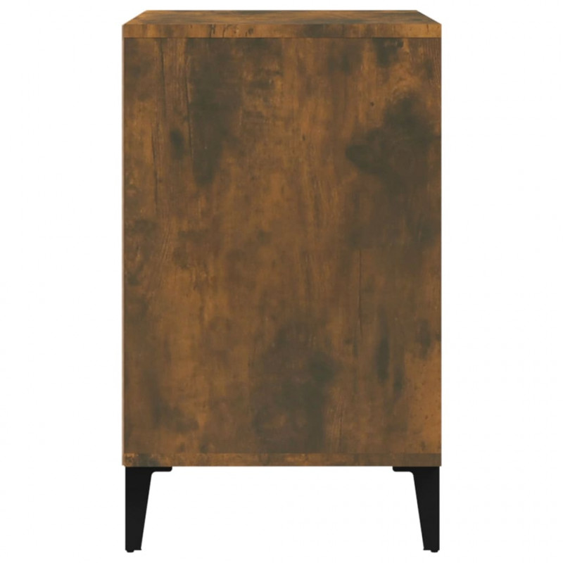 Półka na buty, przydymiony dąb, 102x36x60 cm