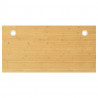 Blat do biurka, 100x50x2,5 cm, bambusowy