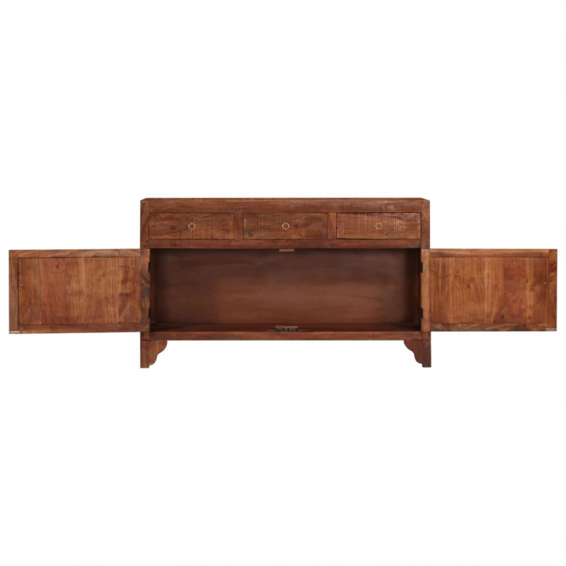 Szafka 140x40x80 cm, z litego drewna akacjowego