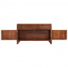 Szafka 140x40x80 cm, z litego drewna akacjowego