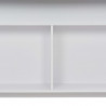 Stół barowy z 2 blatami, biały, 130 x 40 x 120 cm