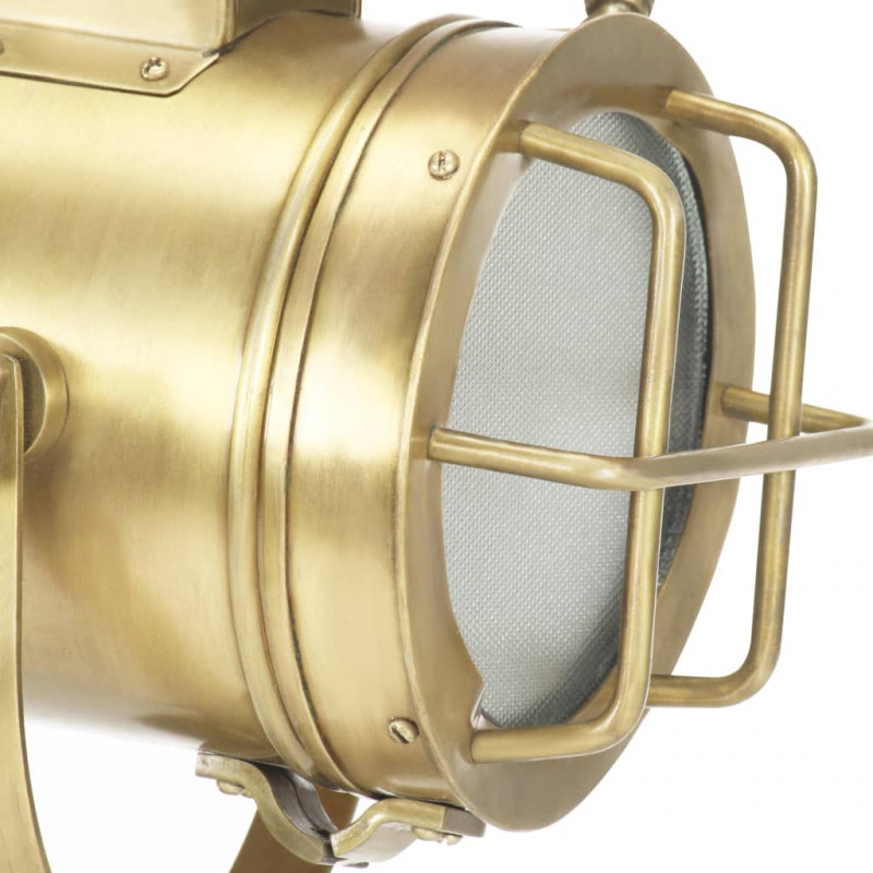 Lampa podłogowa na trójnogu, lite drewno mango, 69 cm