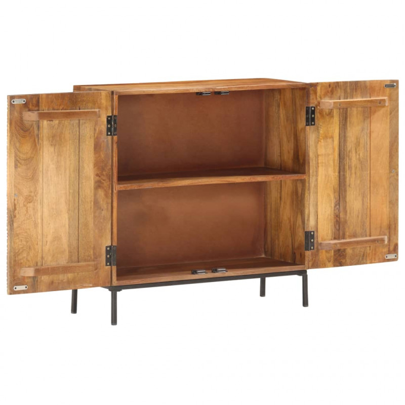 Szafka, 75x30x75 cm, lite drewno mango
