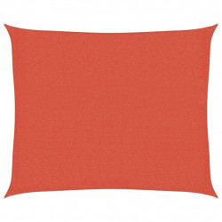 Żagiel przeciwsłoneczny, 160 g/m², terakotowy, 2,5x3 m, HDPE