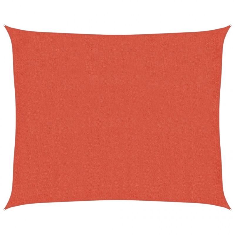 Żagiel przeciwsłoneczny, 160 g/m², terakotowy, 2,5x3 m, HDPE