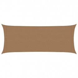 Żagiel przeciwsłoneczny, 160 g/m², kolor taupe, 2x5 m, HDPE