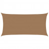 Żagiel przeciwsłoneczny, 160 g/m², kolor taupe, 4x7 m, HDPE