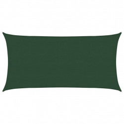 Żagiel przeciwsłoneczny, 160 g/m², ciemnozielony, 4x7 m, HDPE