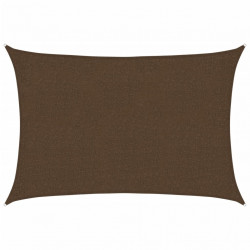 Żagiel przeciwsłoneczny, 160 g/m², brązowy, 2x3 m, HDPE