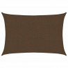 Żagiel przeciwsłoneczny, 160 g/m², brązowy, 2x3 m, HDPE