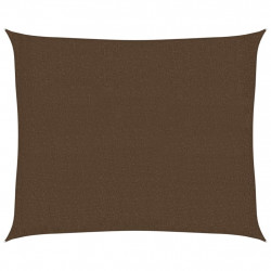 Żagiel przeciwsłoneczny, 160 g/m², brązowy, 2,5x3 m, HDPE
