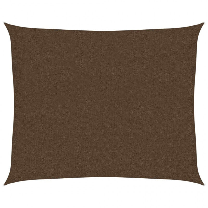 Żagiel przeciwsłoneczny, 160 g/m², brązowy, 2,5x3 m, HDPE