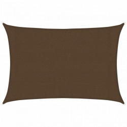 Żagiel przeciwsłoneczny, 160 g/m², brązowy, 3x5 m, HDPE