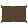 Żagiel przeciwsłoneczny, 160 g/m², brązowy, 3x5 m, HDPE