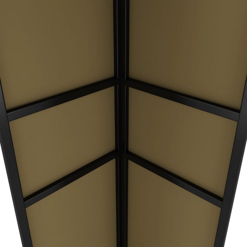 Altana z podwójnym dachem, 3x6 m, taupe, 180 g/m²