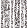 Zasłona przeciwko owadom, brązowo-beżowa, 118x220 cm, szenil