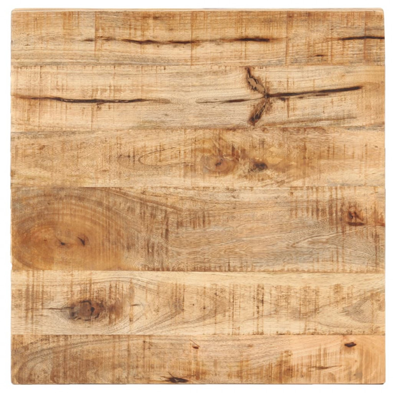 Stolik bistro, kwadratowy, 50x50x75 cm, surowe drewno mango