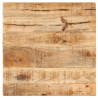 Stolik bistro, kwadratowy, 50x50x75 cm, surowe drewno mango