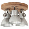 Industrialna lampa wisząca, 25 W, srebrna, 42x27 cm, E27