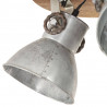 Industrialna lampa wisząca, 25 W, srebrna, 42x27 cm, E27