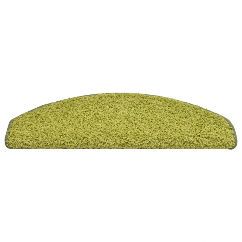 Nakładki na schody, 15 szt., zielone, 65x21x4 cm