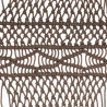 Zasłona z makramy, kolor taupe, 140 x 240 cm, bawełna