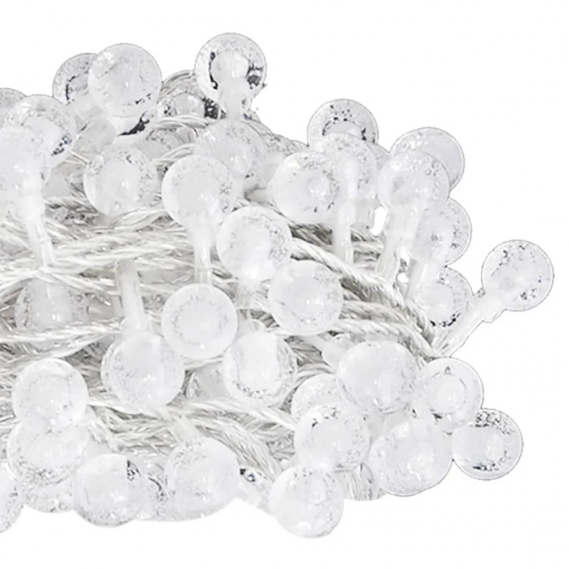 Lampki świąteczne, 20 m, 200 kolorowych diod LED, 8 funkcji