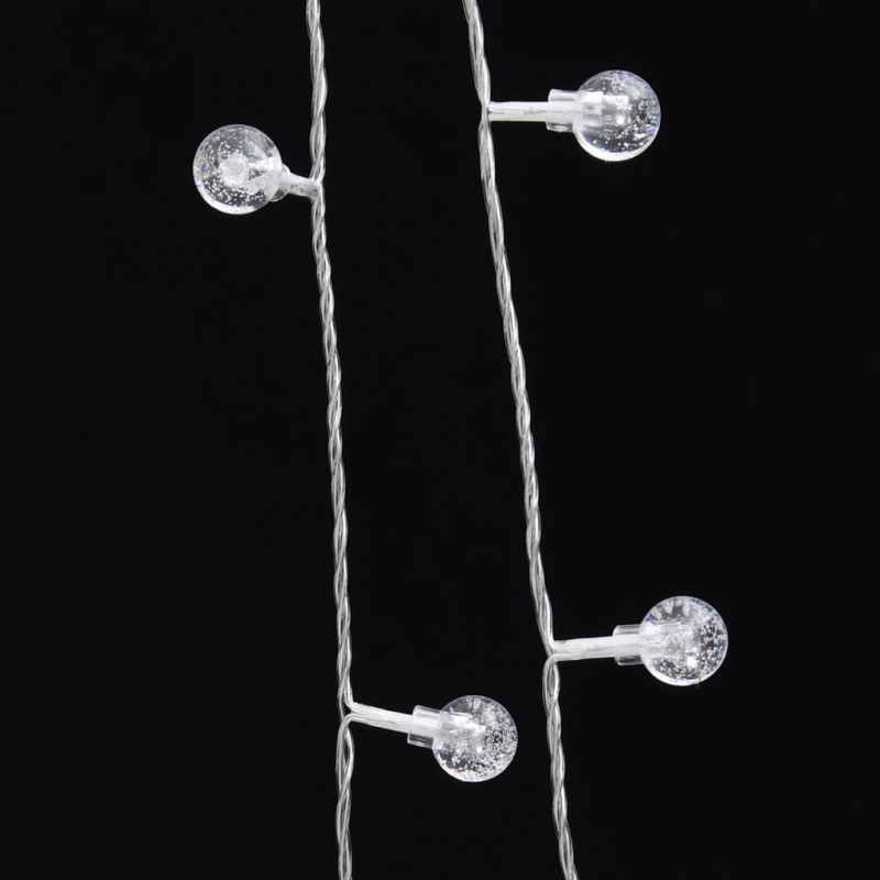 Lampki świąteczne, 20 m, 200 kolorowych diod LED, 8 funkcji