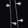 Lampki świąteczne, 20 m, 200 kolorowych diod LED, 8 funkcji
