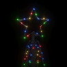 Choinka stożkowa, 200 kolorowych diod LED, 70x180 cm
