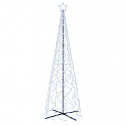 Choinka stożkowa, 500 zimnych białych LED, 100x300 cm