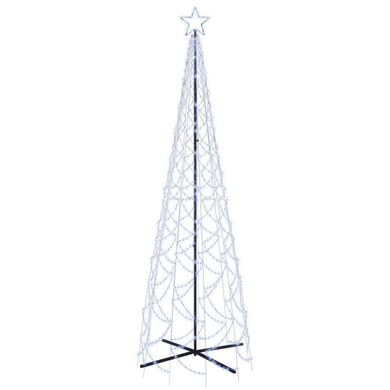 Choinka stożkowa, 500 zimnych białych LED, 100x300 cm