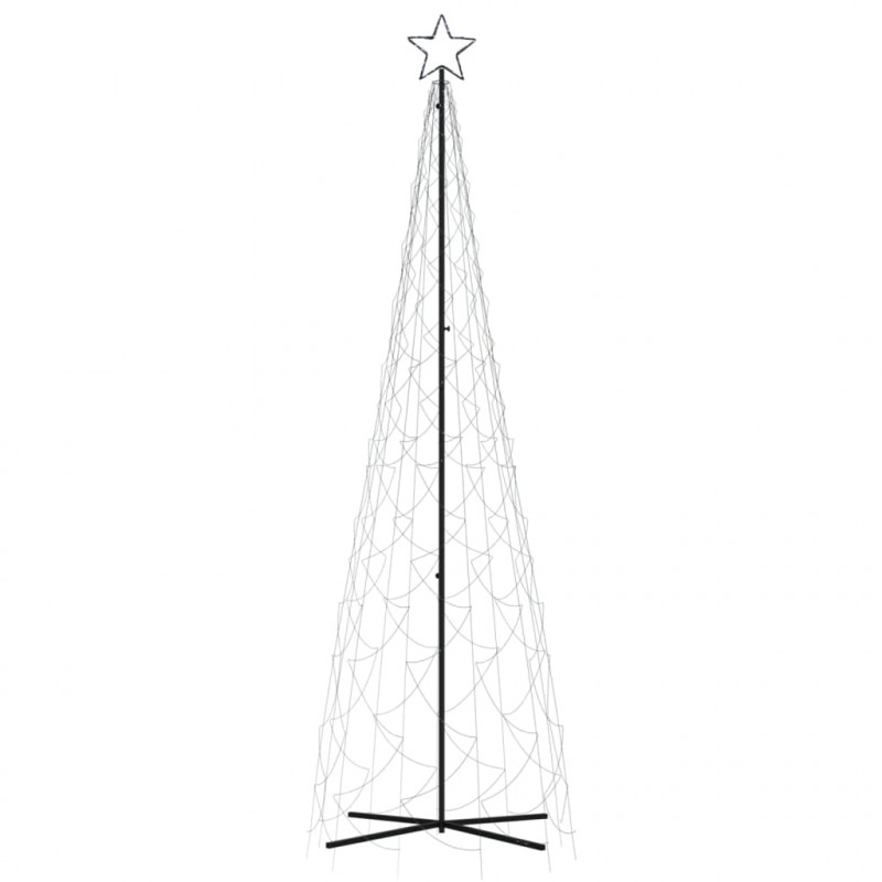 Choinka stożkowa, 500 zimnych białych LED, 100x300 cm
