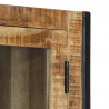 Kredens, 100x40x175 cm, surowe drewno mango