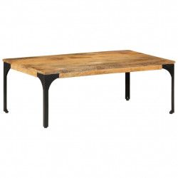Stolik kawowy, 100x55x35 cm, lite drewno mango