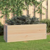 Podniesione grządki, 3 szt., 50x150 cm, lite drewno sosnowe