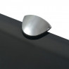 Półki szklane, 2 szt., 40 x 10 cm, 8 mm