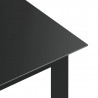 9-częściowy zestaw mebli ogrodowych, aluminium, antracytowy