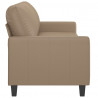 3-osobowa sofa, cappuccino, 180 cm, sztuczna skóra