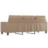 3-osobowa sofa, cappuccino, 180 cm, sztuczna skóra