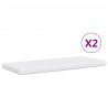 Sofa rozsuwana z materacami, czarna, 100x200 cm, aksamit